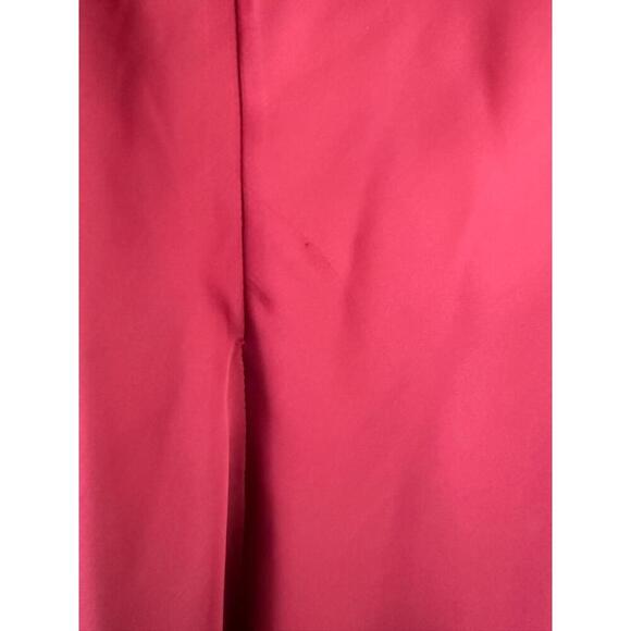 Lulus Wine Red Asymmetrical Satin Gown - Picture 3 of 4